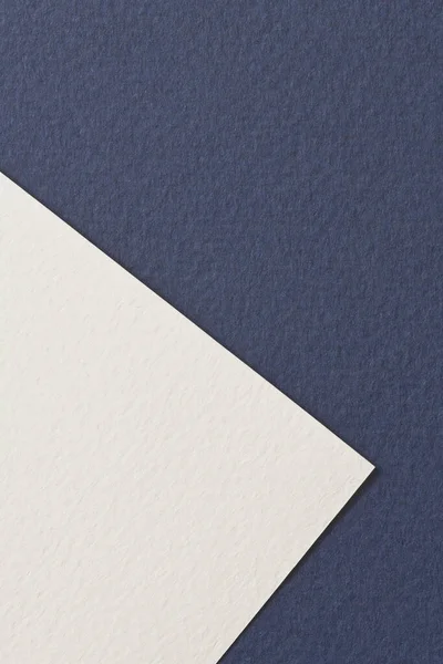 Fondo Papel Kraft Áspero Textura Papel Azul Colores Blancos Mockup — Foto de Stock