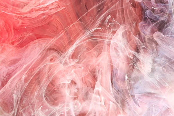 Luz Vermelho Abstrato Fumaça Fundo Misture Tinta Álcool Maquete Arte — Fotografia de Stock