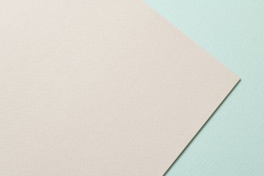 Kaba Kraft kağıt arkaplan, kağıt desenli nane rengi bej renkler. Metin için kopyalama alanı olan bir model