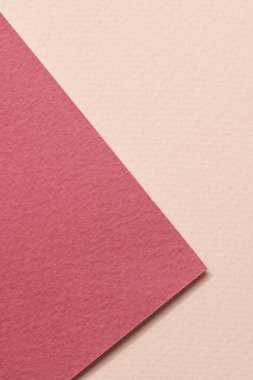 Kaba Kraft kağıt arka plan, kağıt desenli bordo bej renkler. Metin için kopyalama alanı olan bir model