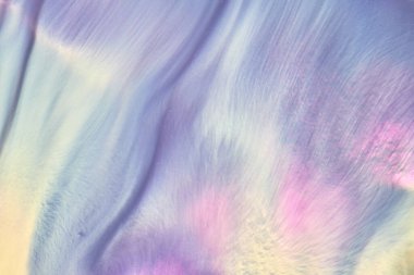 Soyut versicolor arkaplan. Lüks sıvı sanat. Dalgalar, sıçramalar ve akrilik alkol lekeleri, suyun altında boyalar. Çok renkli mermer dokusu