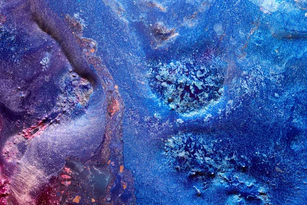 Luxury Sparkling Abstract Background Liquid Art Multi Colored Contrast Paint — Fotografia de Stock