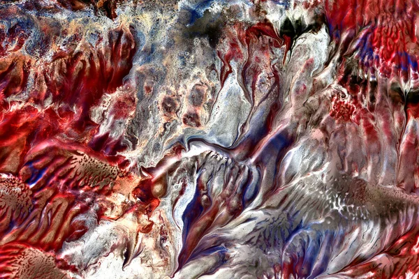 Soyut Versicolor Arkaplan Lüks Sıvı Sanat Dalgalar Sıçramalar Akrilik Alkol — Stok fotoğraf