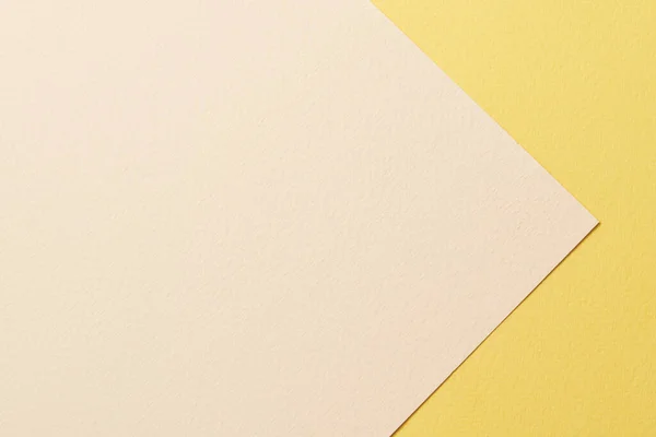 Rough kraft paper background, paper texture yellow beige colors. Mockup with copy space for text