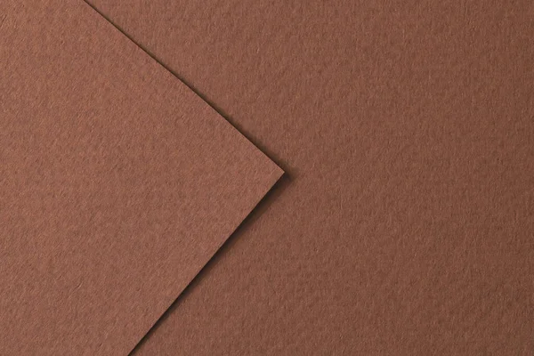 Grov Kraft Papper Bitar Bakgrund Geometriska Monokrom Papper Struktur Brun — Stockfoto