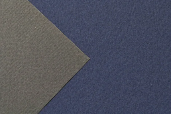 ラフなクラフト紙の背景 紙の質感グレー青の色 テキストのコピースペースを持つモックアップ — ストック写真