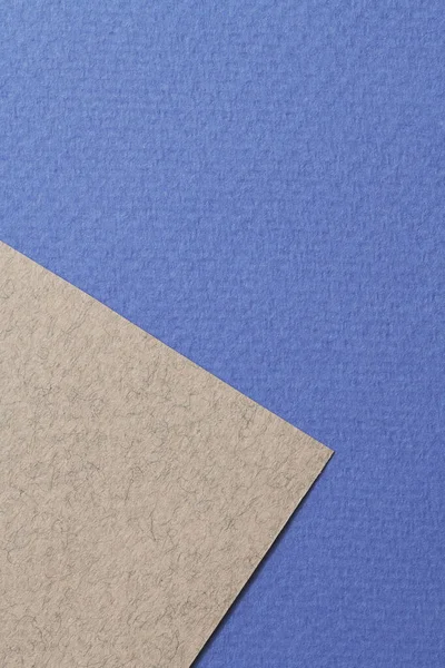Rough Kraft Paper Background Paper Texture Gray Blue Colors Mockup — Stock Photo, Image