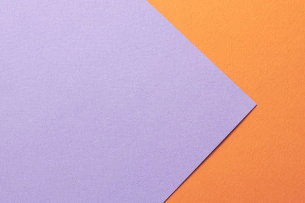 Rough kraft paper background, paper texture orange lilac colors. Mockup with copy space for text