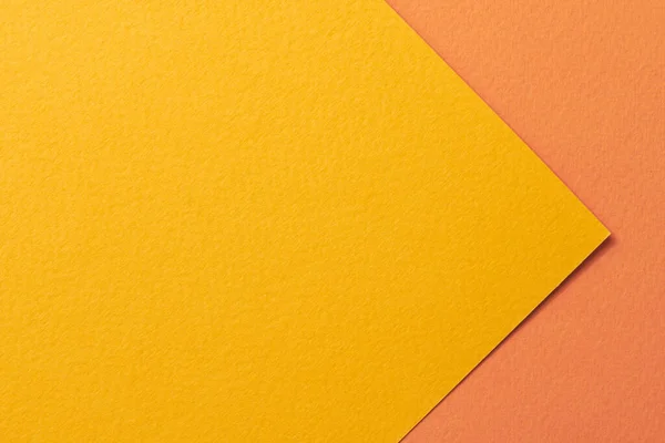 Latar Belakang Kertas Kraft Yang Kasar Tekstur Kertas Warna Kuning — Stok Foto