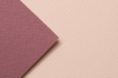 Kaba Kraft kağıt arka plan, kağıt desenli bordo bej renkler. Metin için kopyalama alanı olan bir model