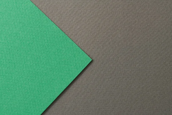 Fondo Papel Kraft Áspero Textura Papel Negro Colores Verdes Mockup — Foto de Stock