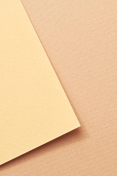 Durva Kraft Papír Háttér Papír Textúra Különböző Árnyalatú Bézs Mockup — Stock Fotó