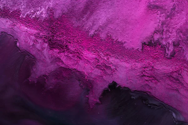 Wielokolorowe Twórcze Abstrakcyjne Tło Różowy Tusz Alkoholowy Fale Plamy Plamy — Zdjęcie stockowe