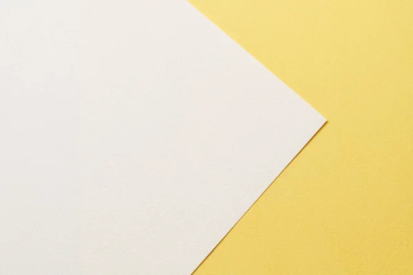 Stock image Rough kraft paper background, paper texture yellow white colors. Mockup with copy space for text