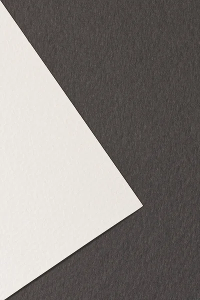 Fondo Papel Kraft Áspero Textura Papel Negro Colores Blancos Mockup — Foto de Stock