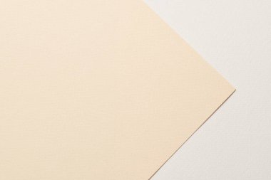 Kabataslak Kraft kağıt arkaplan, kağıt desen farklı bej Mockup tonlarında metin için kopyalama alanı
