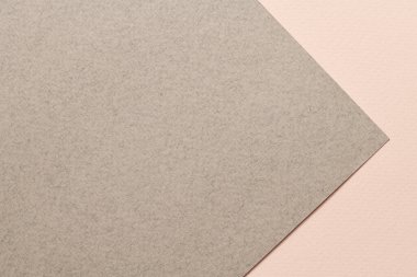 Kabataslak kağıt arka plan, kağıt desenli bej gri renkler. Metin için kopyalama alanı olan bir model