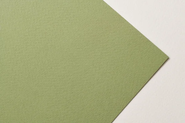Durva Kraft Papír Háttér Papír Textúra Fehér Zöld Színek Mockup — Stock Fotó