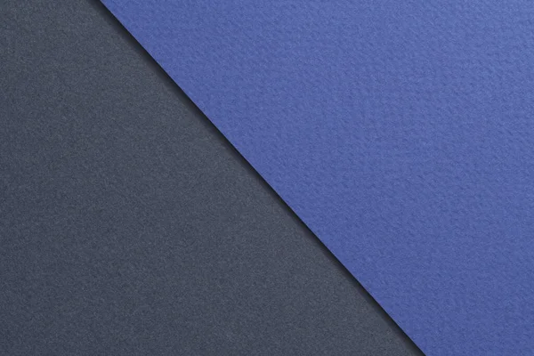 Drsný Papír Kraft Pozadí Textura Papíru Různé Odstíny Modré Mockup — Stock fotografie