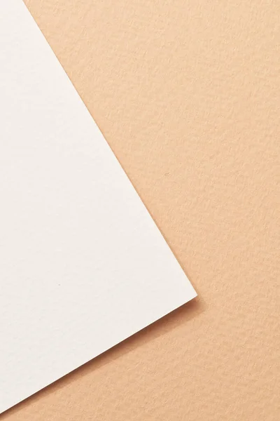 Kabataslak Kağıt Arka Plan Kağıt Desenli Bej Beyaz Renkler Metin — Stok fotoğraf