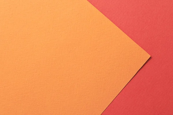 Rohes Kraftpapier Hintergrund Papierstruktur Orange Rote Farben Mockup Mit Kopierraum — Stockfoto