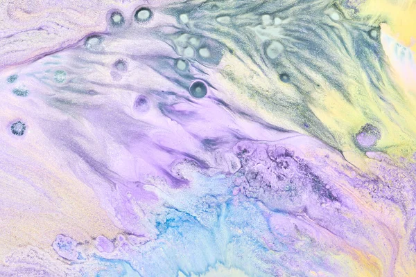 抽象的な色の背景 高級流体芸術 水の下にアクリルアルコールインク 塗料の波 スプラッシュやブロック 多色大理石の質感 — ストック写真