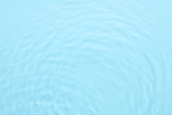 Water Blue Surface Abstract Background Waves Ripples Cosmetic Moisturizer Bubbles — Stock Photo, Image