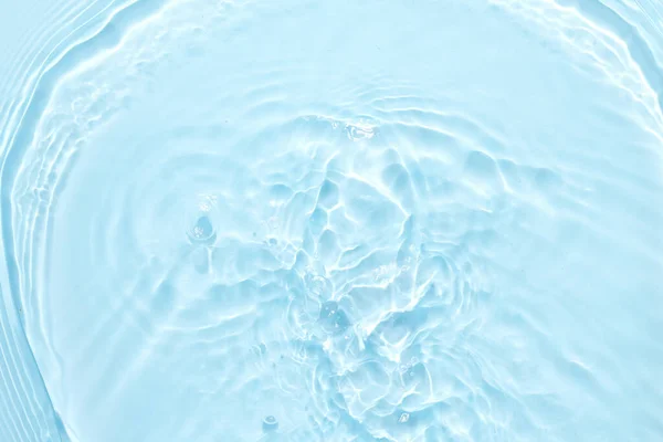 Fondo Abstracto Superficie Azul Agua Ondas Ondas Crema Hidratante Cosmética —  Fotos de Stock