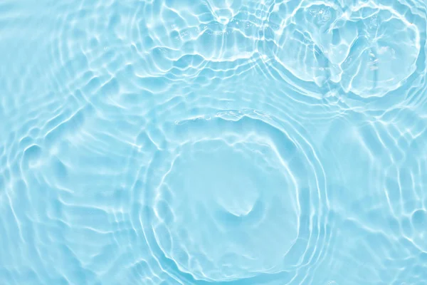 Surface Bleu Eau Fond Abstrait Ondes Ondulations Hydratant Cosmétique Avec — Photo