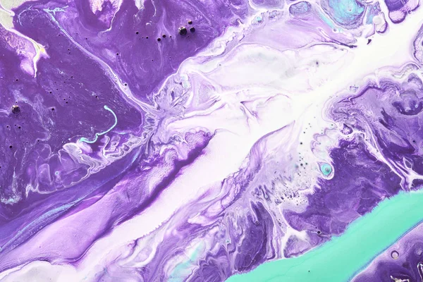 Πολύχρωμο Δημιουργικό Αφηρημένο Υπόβαθρο Μελάνι Λιλά Αλκοόλ Κύματα Λεκέδες Κηλίδες — Φωτογραφία Αρχείου