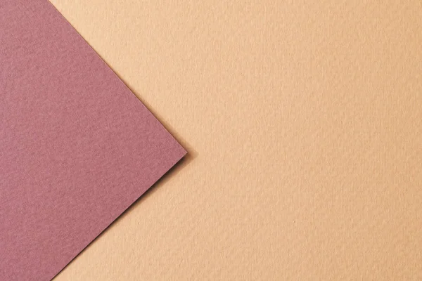 Rohes Kraftpapier Hintergrund Papier Textur Bordeaux Beige Farben Mockup Mit — Stockfoto