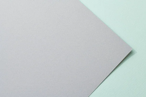 Rohes Kraftpapier Hintergrund Papier Textur Mintgrauen Farben Mockup Mit Kopierraum — Stockfoto