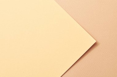 Kabataslak Kraft kağıt arkaplan, kağıt desen farklı bej Mockup tonlarında metin için kopyalama alanı