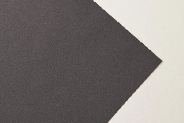 Rohes Kraftpapier Hintergrund Papierstruktur Schwarz Weißen Farben Mockup Mit Kopierraum — Stockfoto