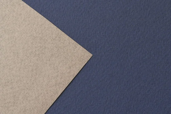 ラフなクラフト紙の背景 紙の質感青灰色 テキストのコピースペースを持つモックアップ — ストック写真