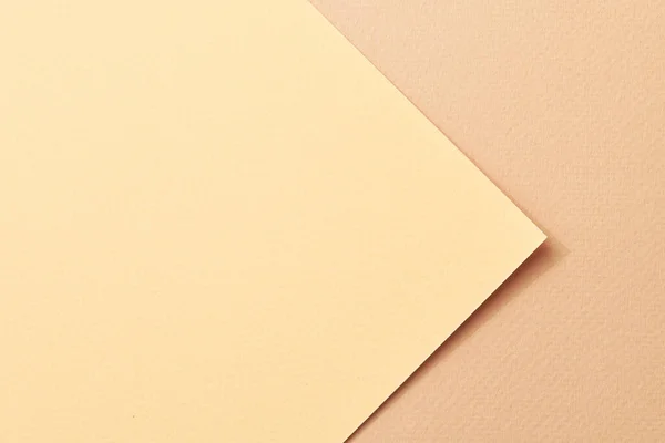 Hrubý Papír Kraft Pozadí Textura Papíru Různé Odstíny Béžové Mockup — Stock fotografie