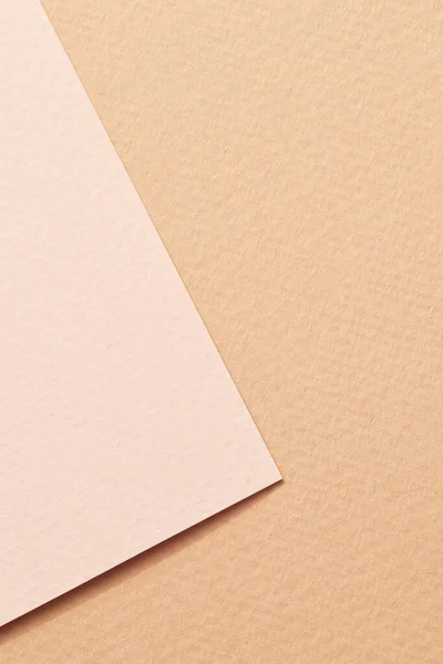 Papier Kraft Brut Fond Texture Papier Beige Couleurs Sable Maquette — Photo