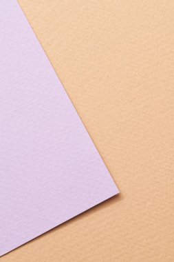 Kabataslak kağıt arka plan, kağıt desenli bej eflatun renkler. Metin için kopyalama alanı olan bir model