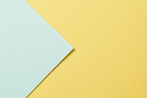 Ruvido Sfondo Carta Kraft Carta Texture Menta Colori Gialli Mockup — Foto Stock