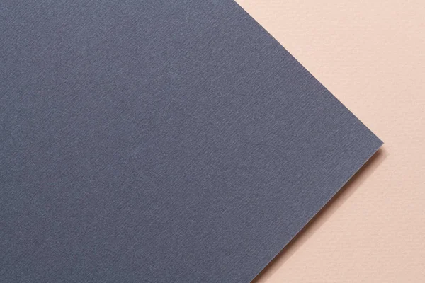 Durva Kraft Papír Háttér Papír Textúra Kék Bézs Színek Mockup — Stock Fotó