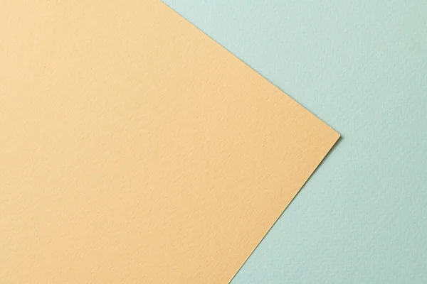 Hrubý Papír Kraft Pozadí Papírová Textura Máta Béžové Barvy Mockup — Stock fotografie