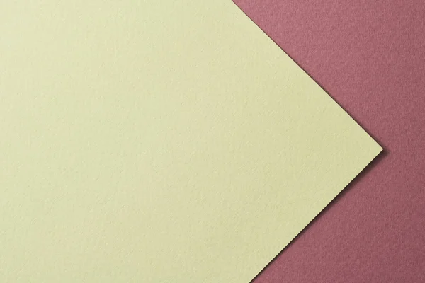 stock image Rough kraft paper background, paper texture burgundy green colors. Mockup with copy space for text
