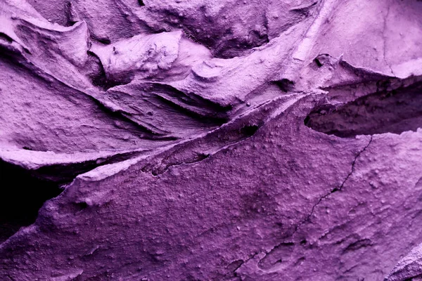 Dekoracyjne Purpurowe Tło Kit Tekstura Ścian Pastą Wypełniającą Nakładaną Szpachelką — Zdjęcie stockowe