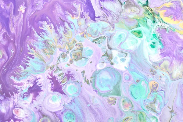 Veelkleurige Creatieve Abstracte Achtergrond Lilac Alcohol Inkt Golven Vlekken Vlekken — Stockfoto