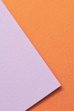 Kabataslak kağıt arka plan, kağıt desenli turuncu leylak renkleri. Metin için kopyalama alanı olan bir model