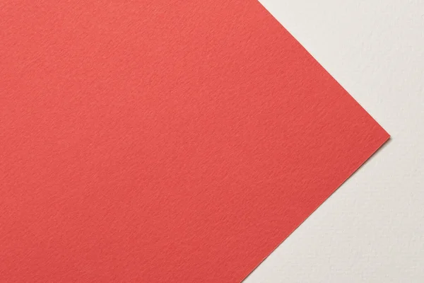 Durva Kraft Papír Háttér Papír Textúra Piros Fehér Színek Mockup — Stock Fotó