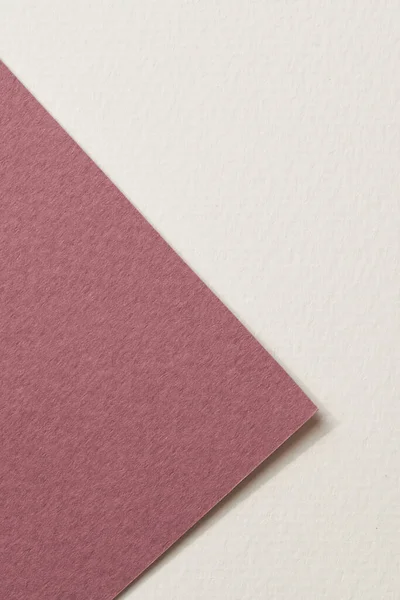 Hrubé Kraft Papír Pozadí Papírové Textury Vínově Bílé Barvy Mockup — Stock fotografie