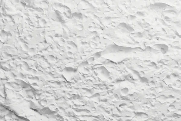 Fundo Massa Branca Decorativa Textura Parede Com Pasta Enchimento Aplicada — Fotografia de Stock
