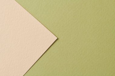 Kaba Kraft kağıt arkaplan, kağıt desenli yeşil bej renkler. Metin için kopyalama alanı olan bir model