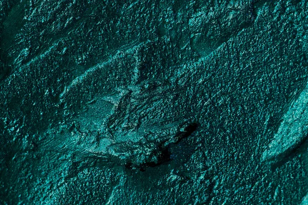 Dekoratif Yeşil Macun Arka Planı Spatula Ile Doldurulmuş Duvar Dokusu — Stok fotoğraf